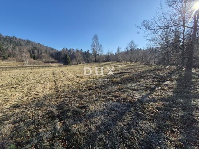 GORSKI KOTAR, FUŽINE - građevinsko zemljište 1198 m2 - investicijska prilika!