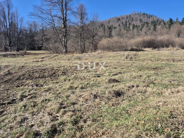 GORSKI KOTAR, FUŽINE - građevinsko zemljište 1213 m2 - investicijska prilika!
