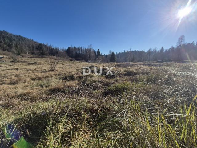 GORSKI KOTAR, FUŽINE - građevinsko zemljište 1213 m2 - investicijska prilika!