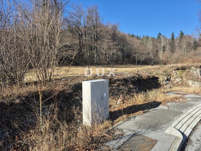 GORSKI KOTAR, FUŽINE - građevinsko zemljište 1213 m2 - investicijska prilika!