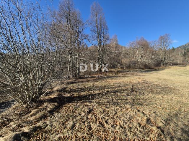 GORSKI KOTAR, FUŽINE - građevinsko zemljište 1213 m2 - investicijska prilika!