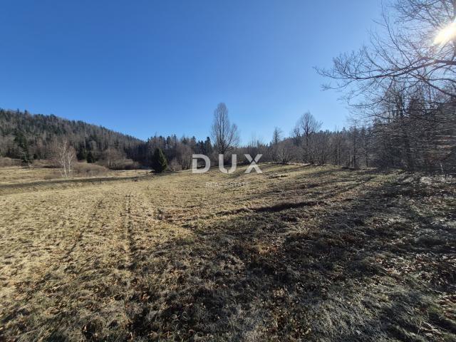 GORSKI KOTAR, FUŽINE - građevinsko zemljište 1213 m2 - investicijska prilika!