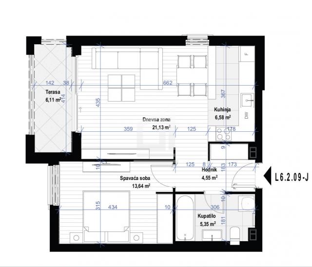 Stan 57 m² na Prodaju – Podgorica