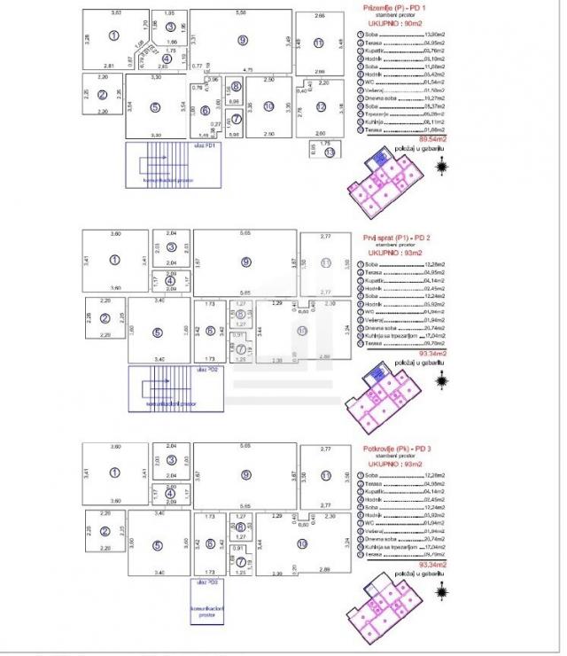 Stan 90 m² na Prodaju – Gorica C, Podgorica