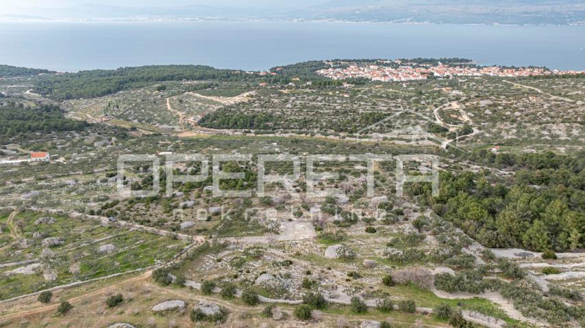 Poljoprivredno zemljište 14.049 m2 na Braču – rijetka mogućnost razvoja