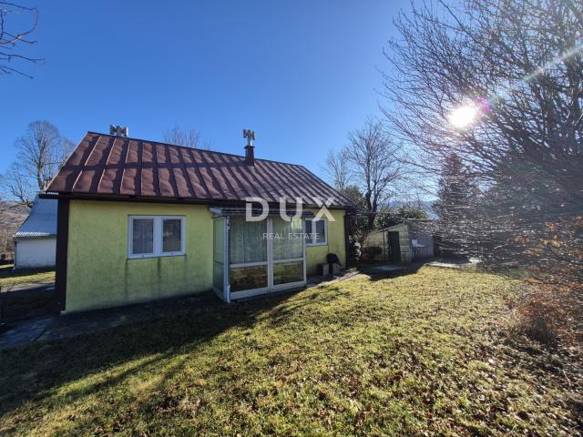 GORSKI KOTAR, FUŽINE, LIČ - veliko obiteljsko imanje s dvije kuće i garažom, spuštena cijena, invest