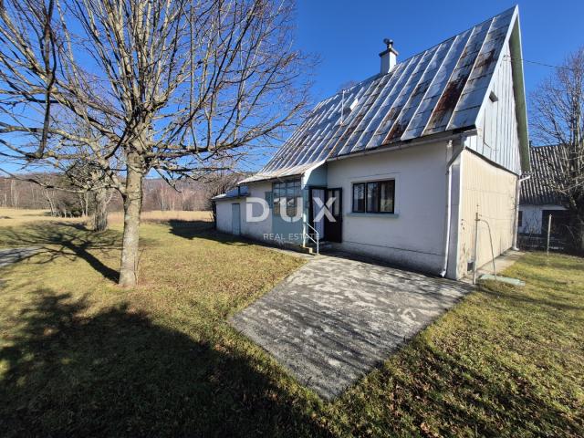 GORSKI KOTAR, FUŽINE, LIČ - veliko obiteljsko imanje s dvije kuće i garažom, spuštena cijena, invest