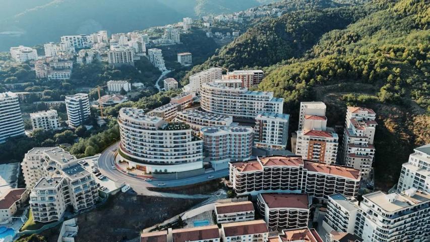 Moderan jednosoban apartman 49.66m² u novom luksuznom kompleksu – Bečići