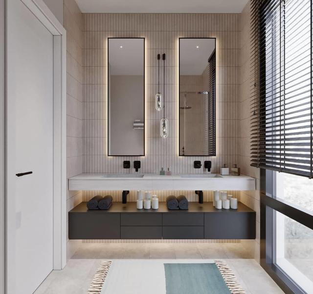 Jednosoban stan 64.24m2 u novom stambenom kompleksu sa bazenom-Kumbor, Herceg Novi