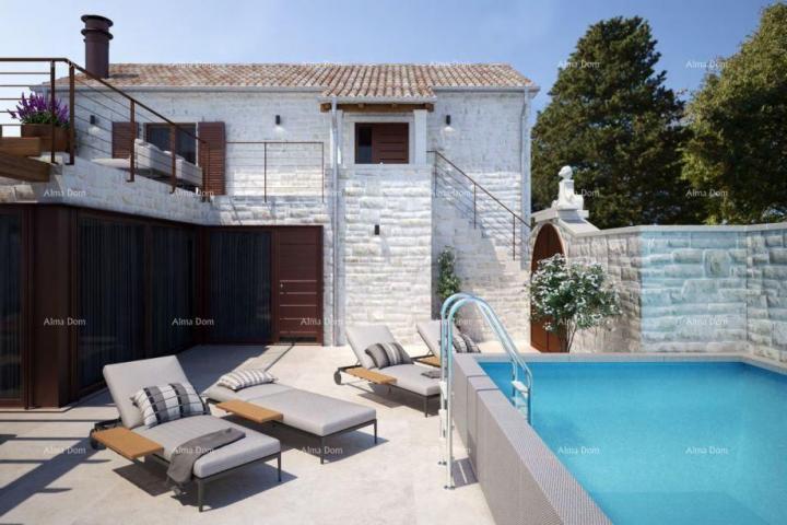 Haus Zu verkaufen sind zwei alte Steinhäuser in der Nähe der Stadt Poreč.
