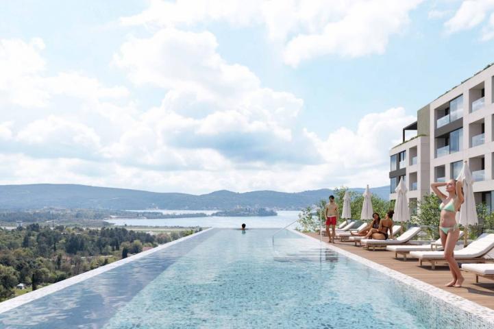 Jednosoban stan 41.39m² u novom kompleksu sa bazenom – Tivat, Mrčevac