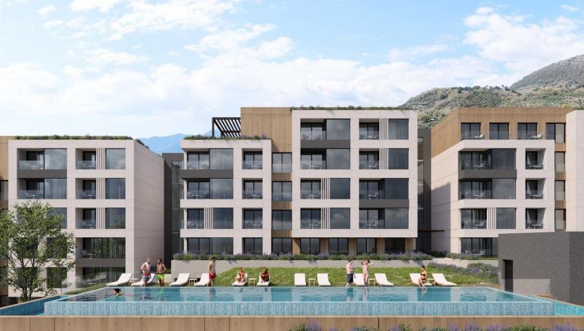 Jednosoban stan 41.40m² u novom kompleksu sa bazenom – Tivat, Mrčevac