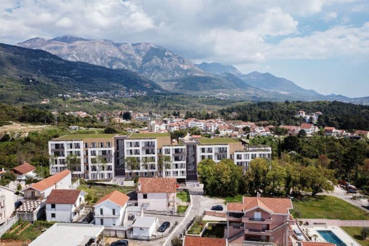 Jednosoban stan 41.40m² u novom kompleksu sa bazenom – Tivat, Mrčevac