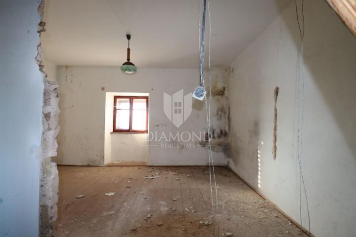 Dvije kuće za renovaciju s velikim dvorištem, Žminj, okolica 