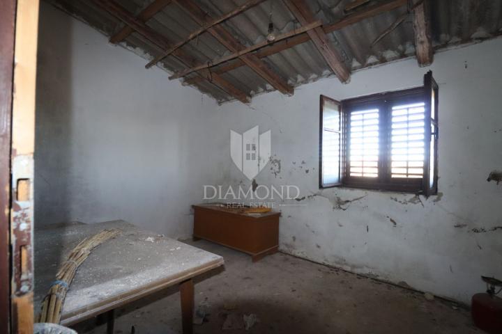 Dvije kuće za renovaciju s velikim dvorištem, Žminj, okolica 