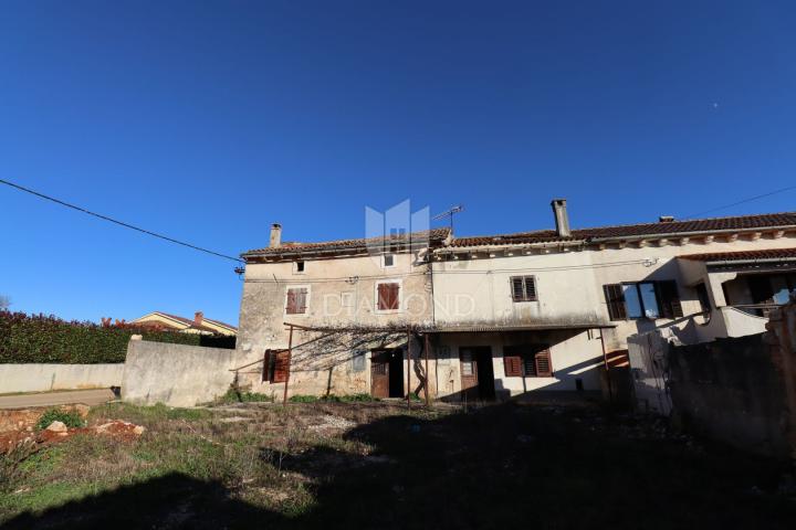 Dvije kuće za renovaciju s velikim dvorištem, Žminj, okolica 
