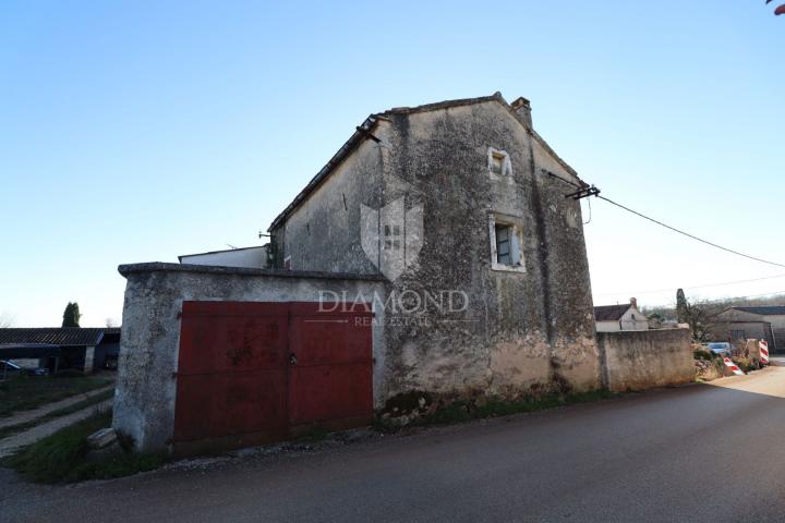 Dvije kuće za renovaciju s velikim dvorištem, Žminj, okolica 