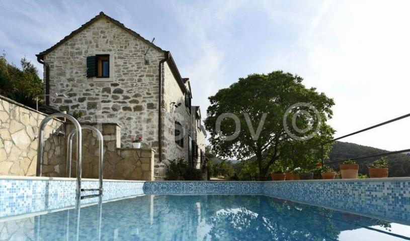 Brač, Dol, prodaja samostojeća kuća, bazen