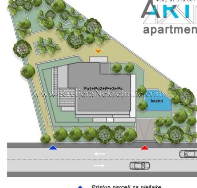 Na prodaju dvosoban stan u izgradnji Tivat