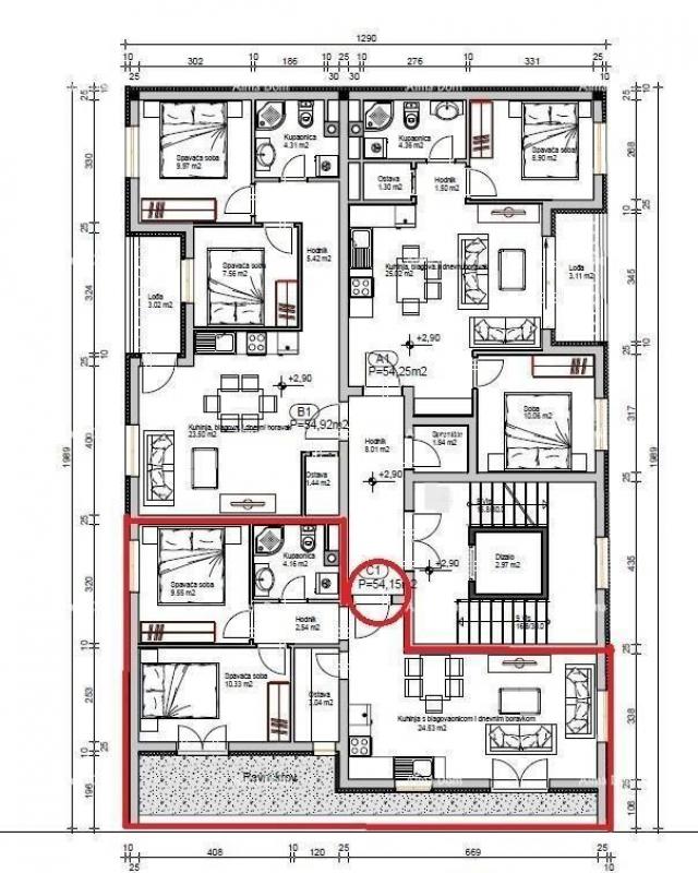 Wohnung Neues Projekt! Verkauf von Eigentumswohnungen im Bau, Pula, Zentrum! C2