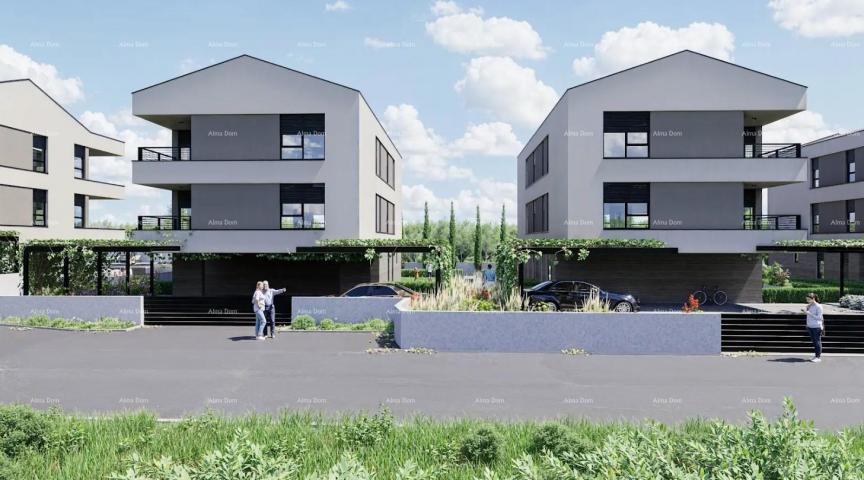 Wohnung Verkauf von Wohnungen in modernem Neubau mit Pool, Nähe Fažana!