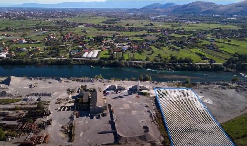 Plac sa projektom za gradnju logističkog centra, Podgorica