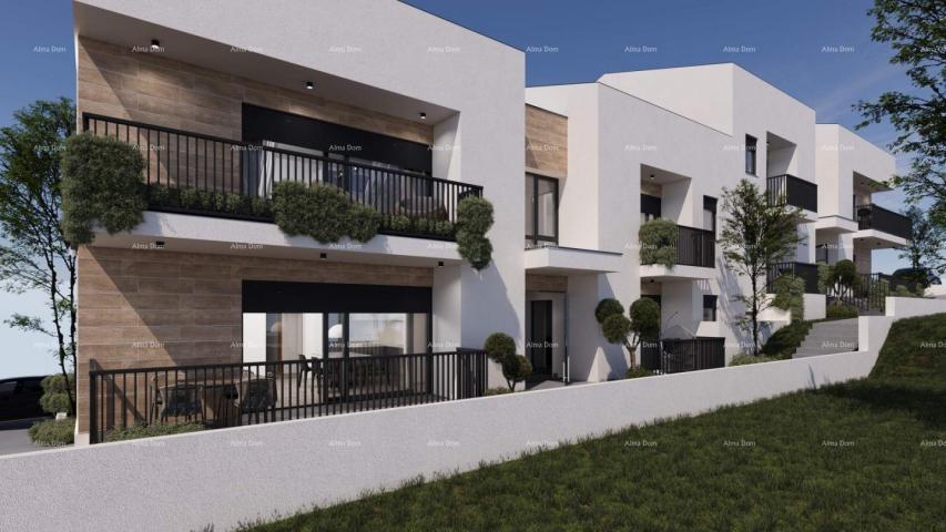 Apartment ŽMINJ – modern apartment on the first floor with terrace (Apartment F)