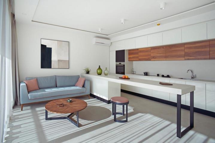 Luksuzan dvosoban stan na prvoj liniji sa direktnim pogledom na more – Rafailovići, 75 m²