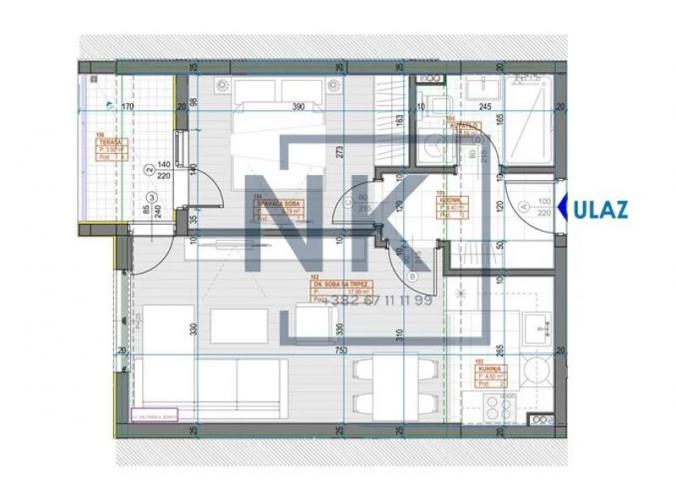 Prodaja | Stan | 45m² | Podgorica, Zabjelo