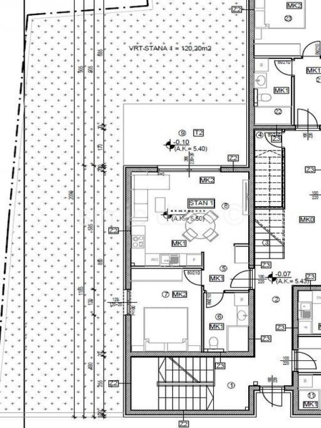 Novi apartman s vrtom par koraka od plaže, Čiovo