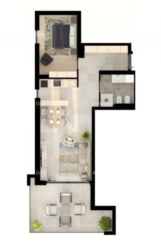 Apartment UMAG! Modern apartment in a top residential complex near the sea, S54