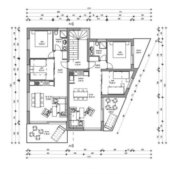 Villa u centru Vira luksuzno opremljena s bazenom i  krovnom, terasom