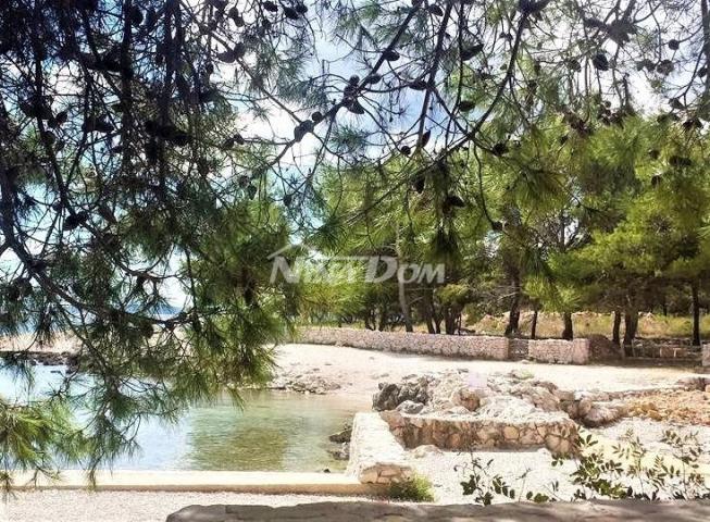 Južna strana otoka Vira, s dosta zelenila-