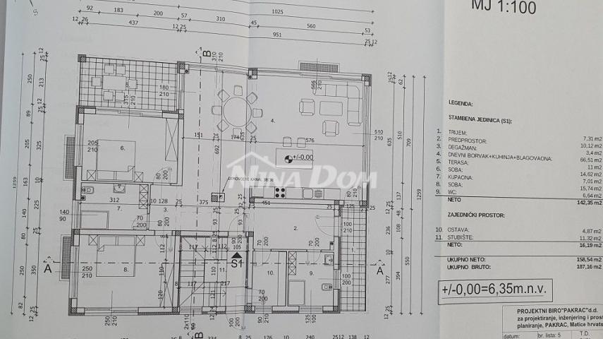 Zemljište južna strana Vira 570 m2, s građevinskom dozvolom. 