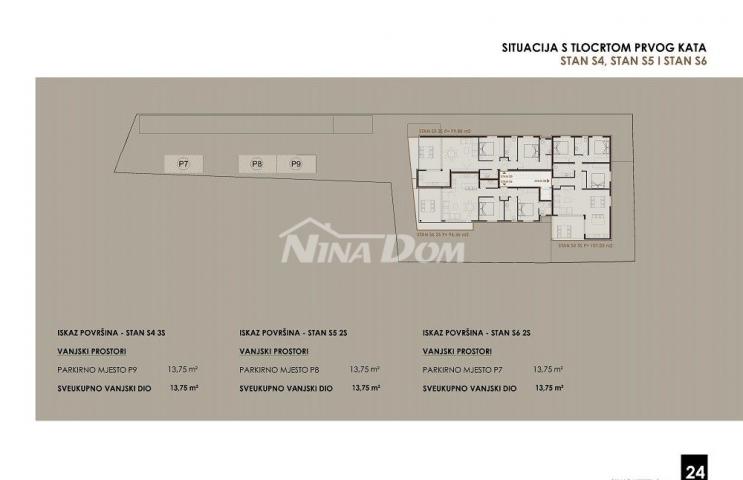 Apartman u prizemlju s vrtom, blizina mora i plaže S3