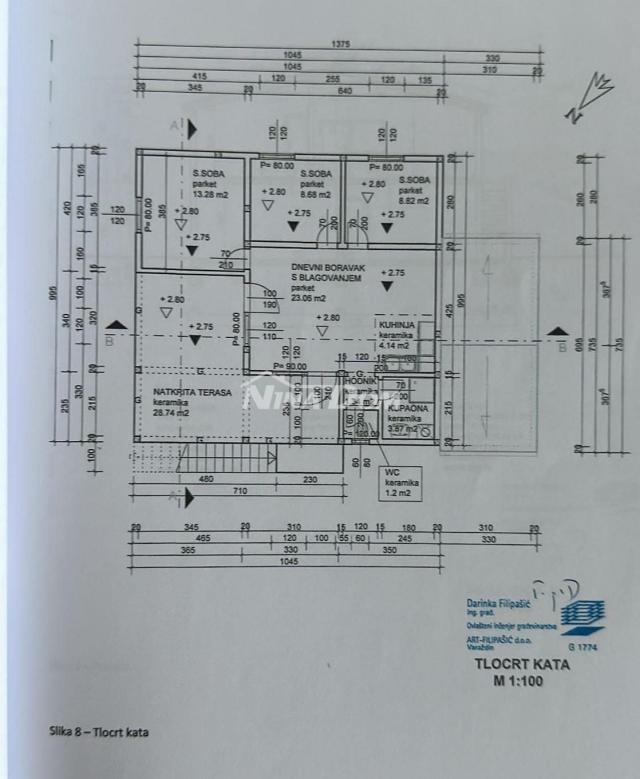 1 red mora, lijepo uređena nekretnina s dva velika stana i garaža