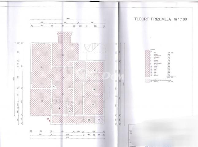 Etažirani apartmani u zgradi, južna strana otoka Vira