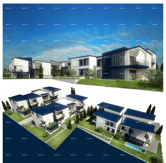 Stan Moderan apartman u bloku F, s dva parkirna mjesta i spremištem, u blizini Umaga!F2