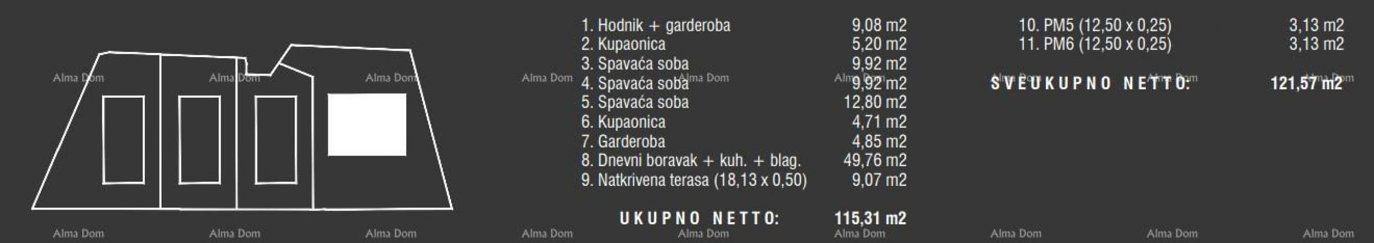 Stan Prodaja stanova u modernoj novogradnji s bazenom, blizu Fažane!
