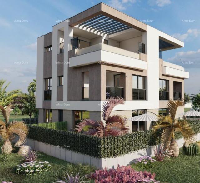 Kuća Dupleks luksuzna vila u mediteranskom stilu s bazenom i liftom. Pogled na more! Medulin!