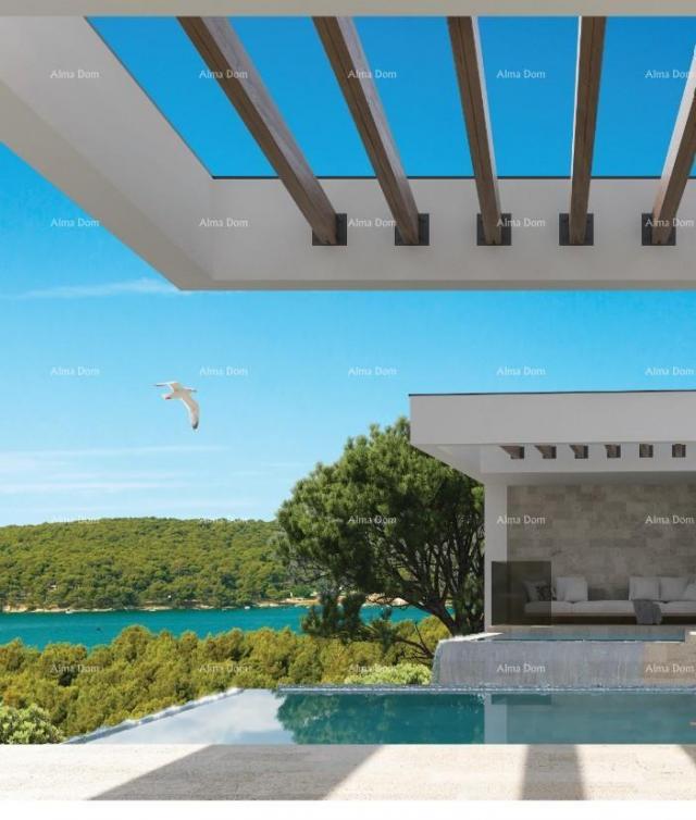 Kuća Dupleks luksuzna vila u mediteranskom stilu s bazenom i liftom. Pogled na more! Medulin!