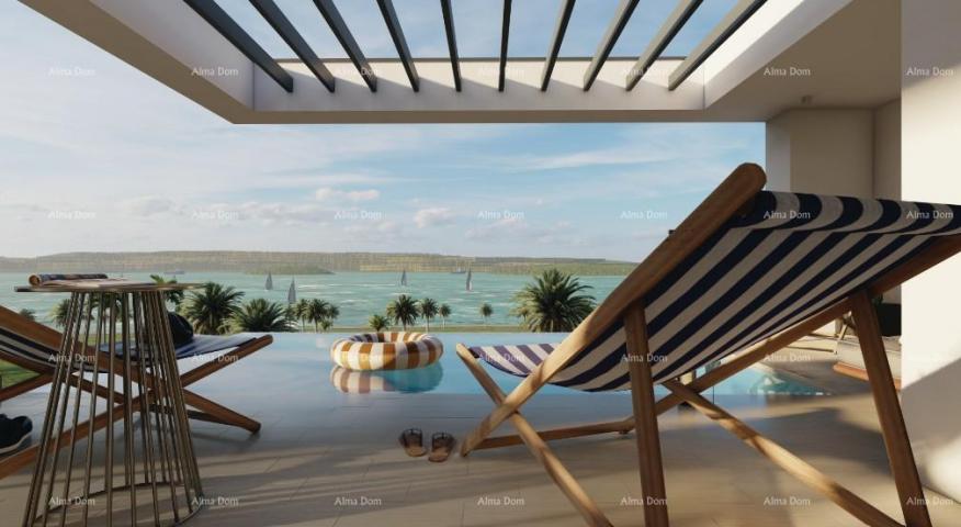 Kuća Dupleks luksuzna vila u mediteranskom stilu s bazenom i liftom. Pogled na more! Medulin!