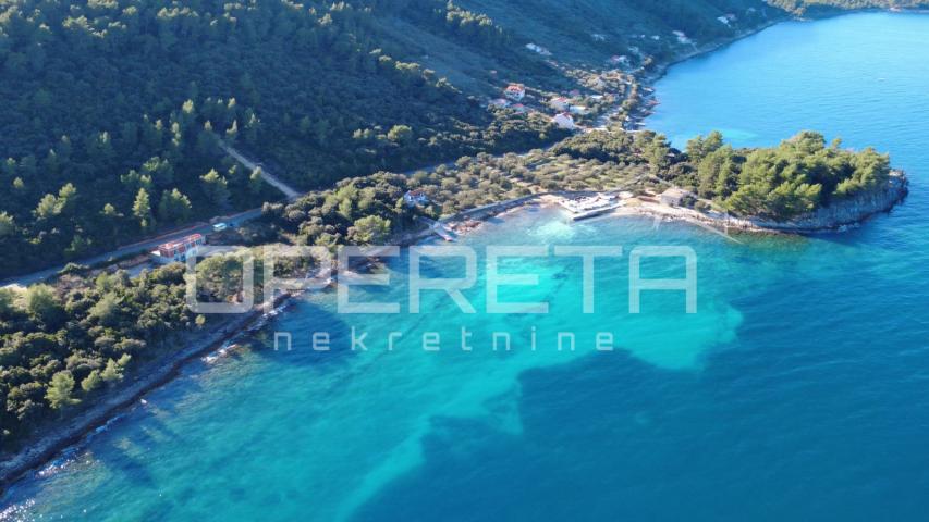 Građevinsko zemljište, 531m2, s pogledom na more, otok Korčula