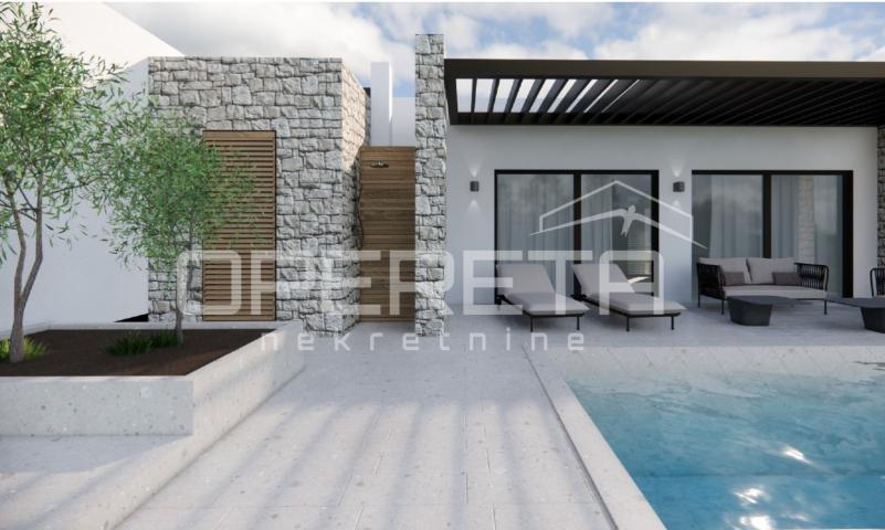 Vižinada – okolica, građevinsko zemljište 750 m² s projektom