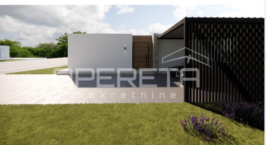 Vižinada – okolica, građevinsko zemljište 750 m² s projektom
