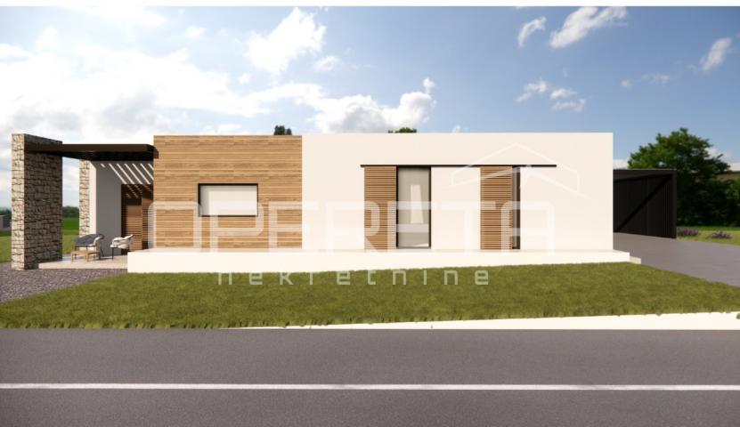 Vižinada – okolica, građevinsko zemljište 750 m² s projektom