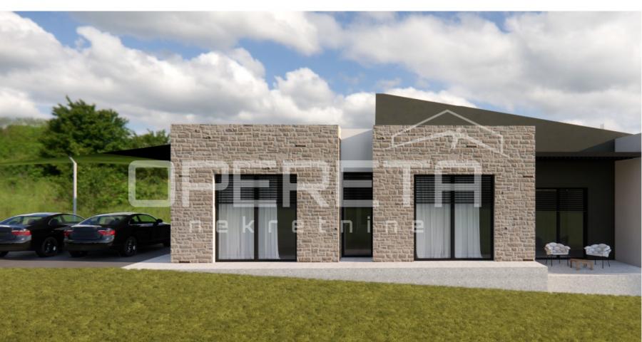 Vižinada – okolica, građevinsko zemljište 750 m² s projektom