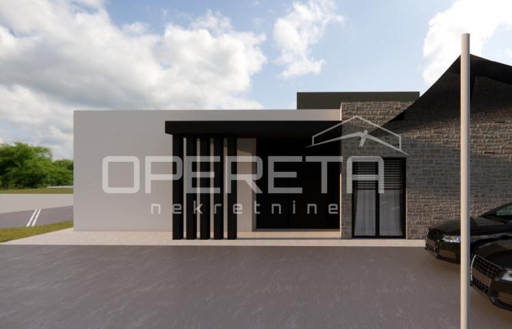 Vižinada – okolica, građevinsko zemljište 750 m² s projektom