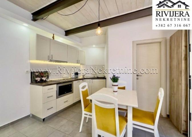 For sale two authentic stone properties on the first line by the sea Perast