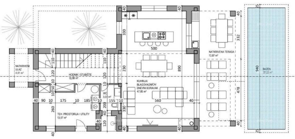 Građevinsko zemljište Prodaja zemljišta 511 m2 s građevinskom dozvolom i plaćenim doprinosima, Medul